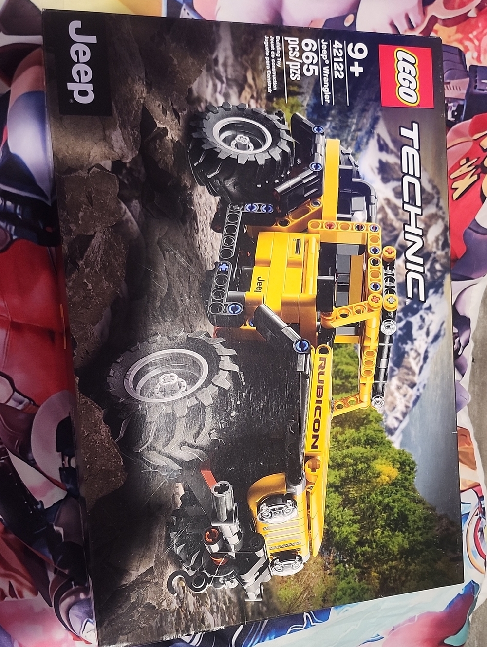 Lego Technic Yellow Jeep Rubicon Building Set